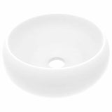 Vidaxl Washbasin około 40x15 cm ceramiczna mata biała
