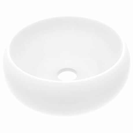 Vidaxl Washbasin około 40x15 cm ceramiczna mata biała