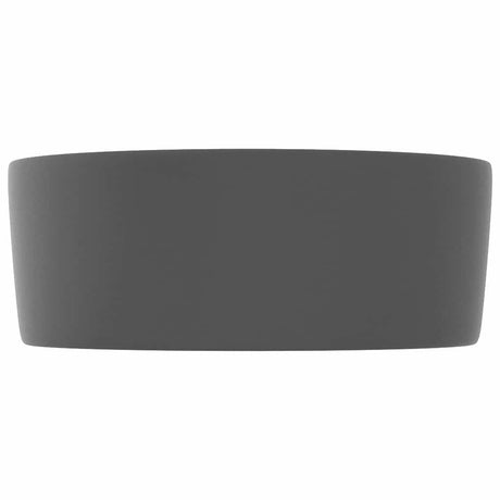 Vidaxl Washbasin Round 40x15 cm Ceramic Mat