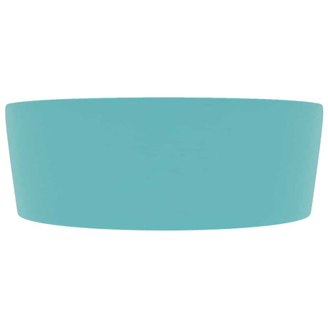 Vidaxl Washbasin z lądowaniem 36x13 cm ceramiczny Matt Light Green