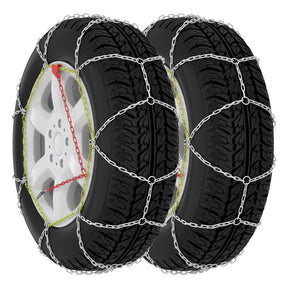 Vidaxl Snow Chains 2 szt. 9 mm KN60
