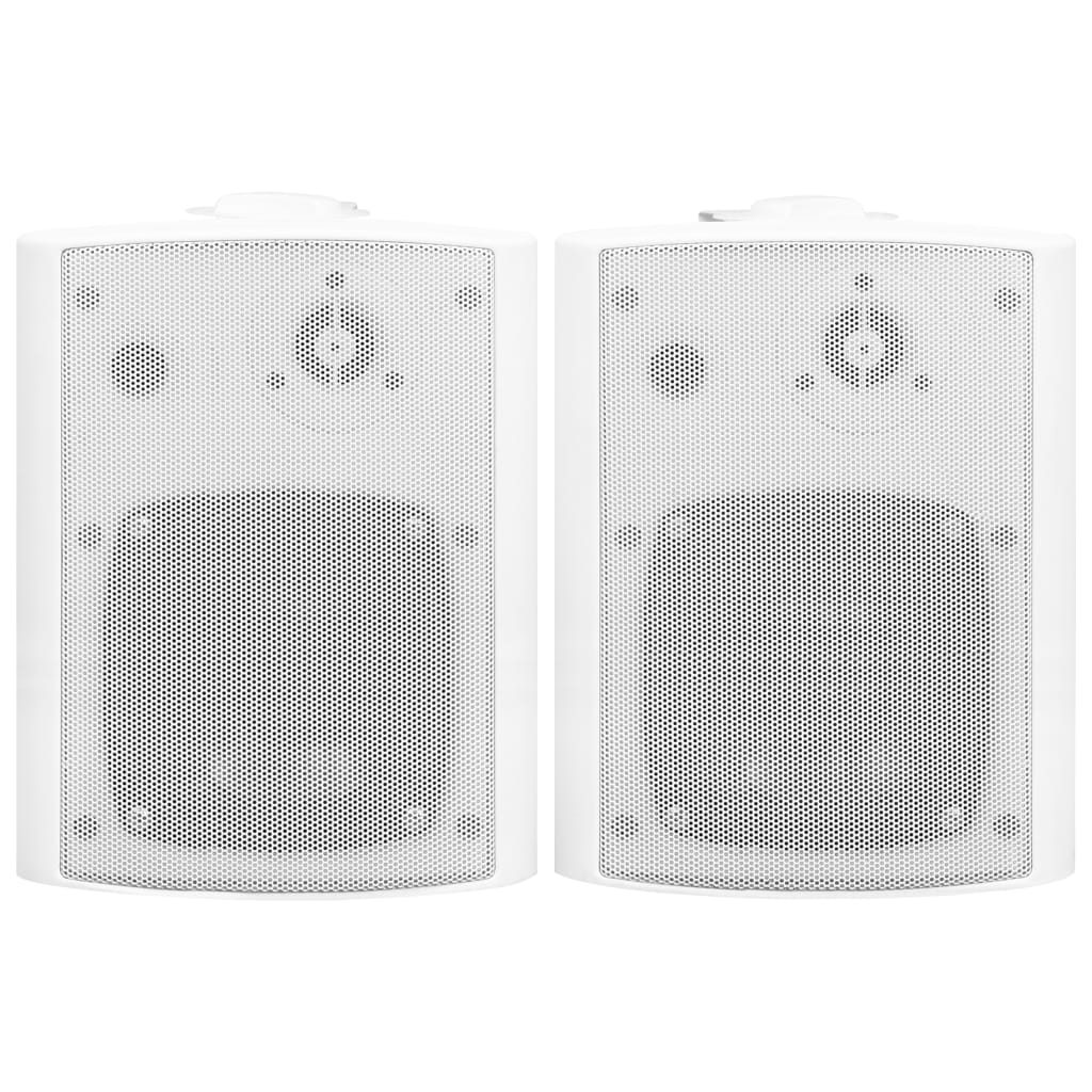 Vidaxl stereluduid głośniki ściany 2 stek 100 w biały