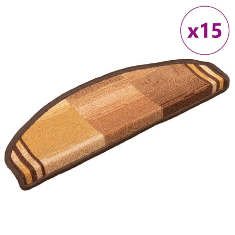 Schody vidaxl samokrobatowe 15 st 65x21x4 cm brąz