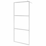 Vidaxl Walk-in Shower Wall Halfmat 100x195 cm ESG szkło