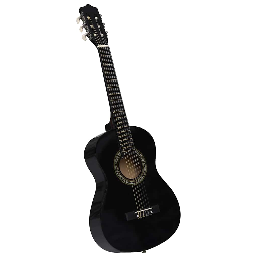 Gitara klasyczna dla początkujących Vidaxl z torbą 1 2 34 czarna