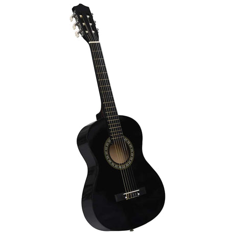 Gitara klasyczna dla początkujących Vidaxl z torbą 1 2 34 czarna
