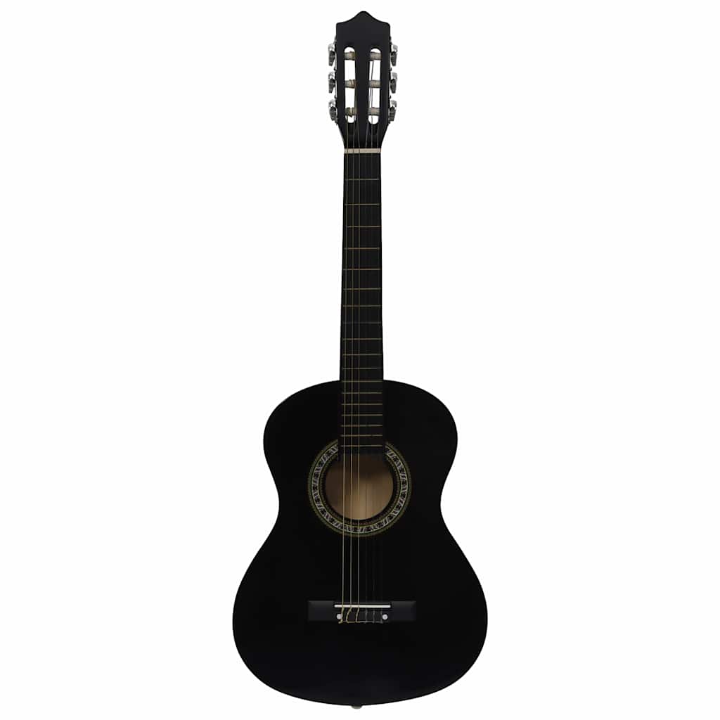 Gitara klasyczna dla początkujących Vidaxl z torbą 1 2 34 czarna