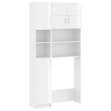 Vidaxl Walkarma Machine Supboard Processed Wood Gloss White