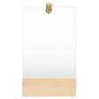 Vidaxl wandspiegel 23x29,5 cm massief grenenhout