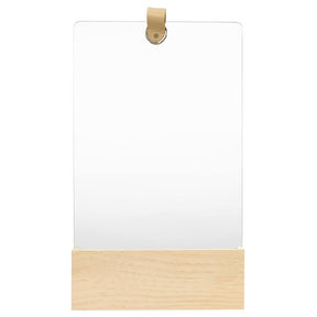 Vidaxl wandspiegel 23x29,5 cm massief grenenhout