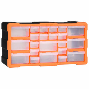 Vidaxl Organizer z 22 szufladami 49x16x25.5 cm