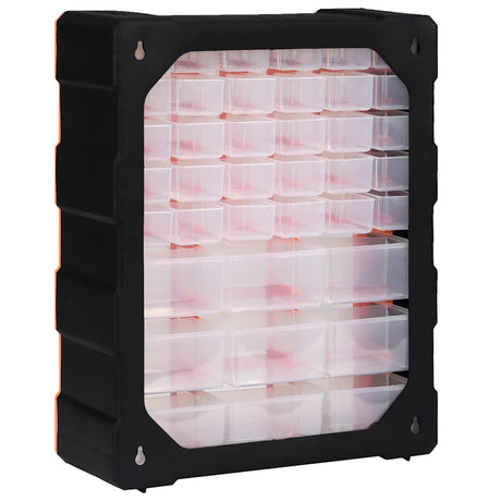 Vidaxl Organizer z 39 szufladami 38x16x47 cm