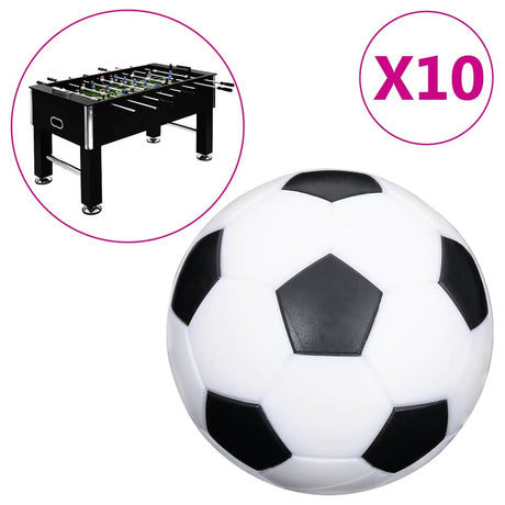 Vidaxl Balls do piłki nożnej Tabela 10 szt. 32 mm abs