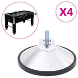 Vidaxl Football Table Legs 4 St Chrome M10