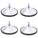 Vidaxl Football Table Legs 4 St Chrome M10