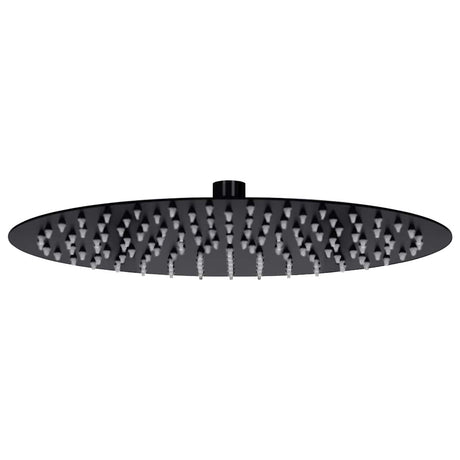 Deszczownica VidaXL okrągła, 30 cm, stal nierdzewna, czarna