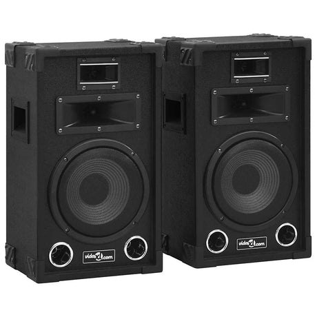 Głośniki sceniczne hi-fi Vidaxl 2 szt., pasywne, profesjonalne, 800 W, czarne