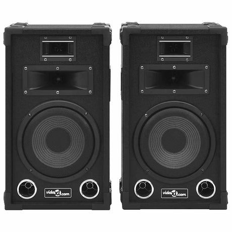 Głośniki sceniczne hi-fi Vidaxl 2 szt., pasywne, profesjonalne, 800 W, czarne