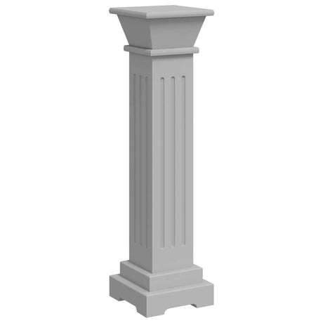Vidaxl Plant Standard Classic Column Square 17x17x66 cm MDF Grey
