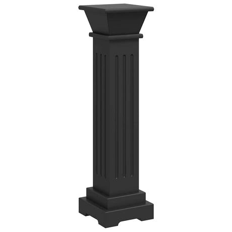 Vidaxl Plant Standard Classic Column Square 17x17x66 cm MDF Czarny