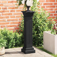 Vidaxl Plant Standard Classic Column Square 17x17x66 cm MDF Czarny