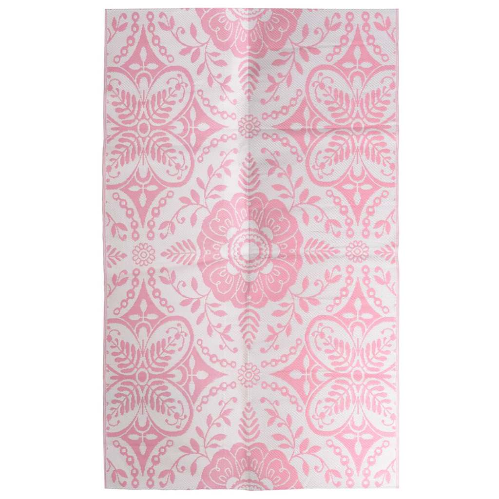 Vidaxl zewnętrzny dywan Aakil 160x230 cm PP Pink