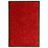 Vidaxl Doormat Washable 40x60 cm czerwony