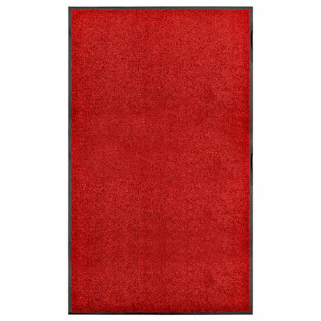 Vidaxl Doormat Washable 90x150 cm czerwony