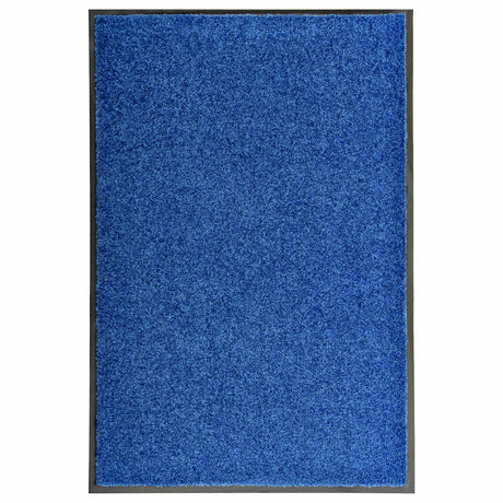 Vidaxl Doormat Washable 60x90 cm niebieski
