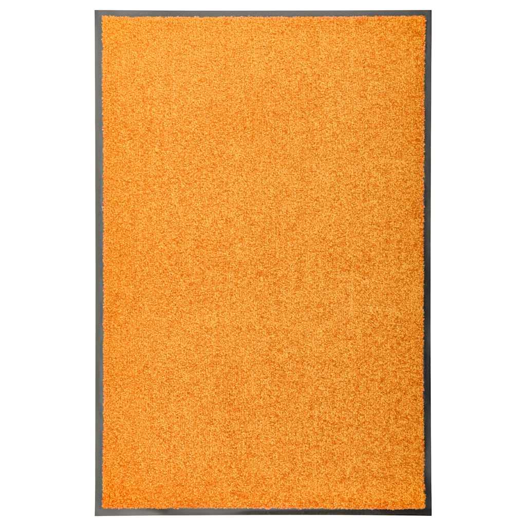 Vidaxl Doormat Washable 60x90 cm pomarańczowy