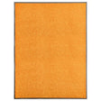 Vidaxl Doormat Washable 90x120 cm pomarańczowy