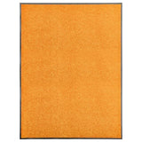 Vidaxl Doormat Washable 90x120 cm pomarańczowy
