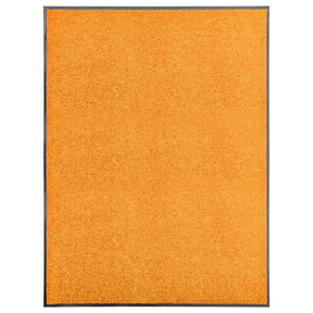 Vidaxl Doormat Washable 90x120 cm pomarańczowy
