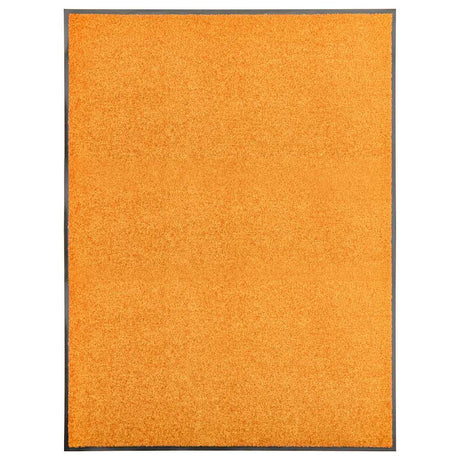 Vidaxl Doormat Washable 90x120 cm pomarańczowy