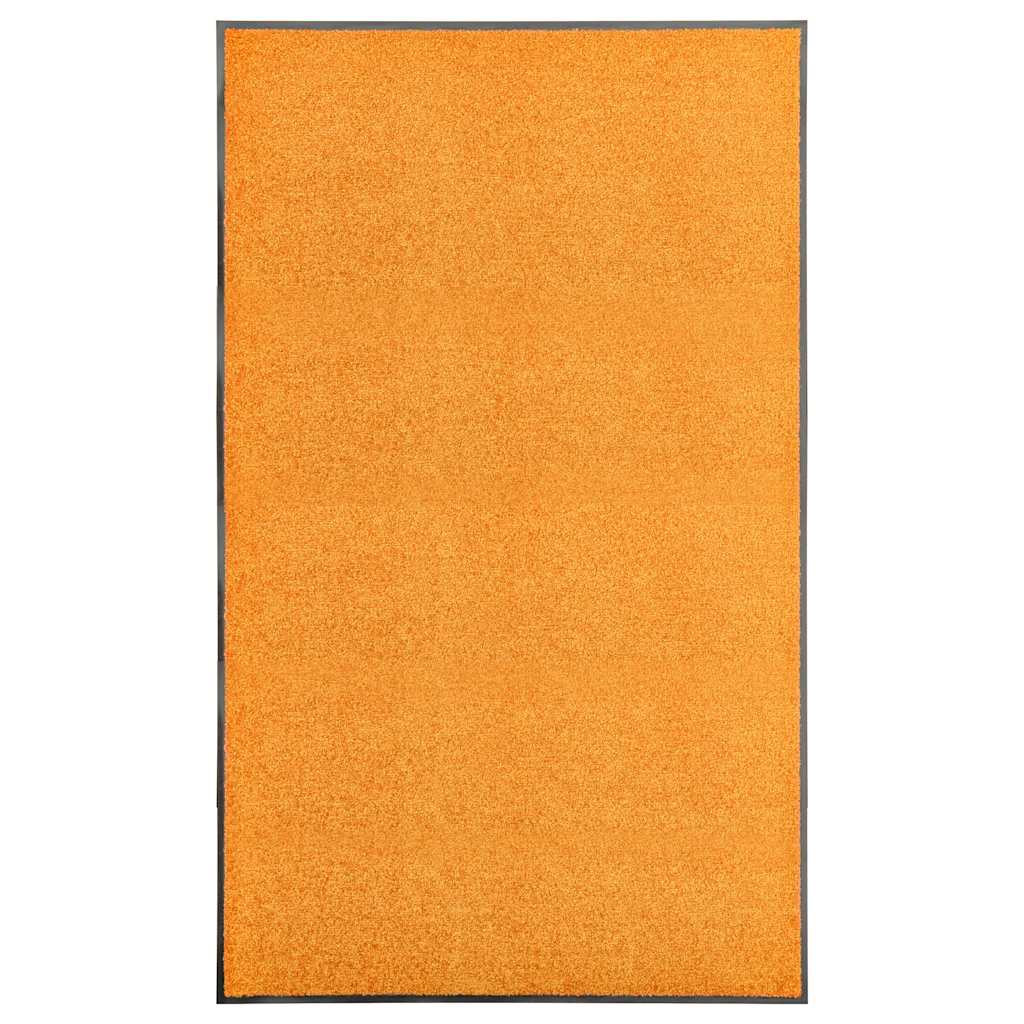 Vidaxl Doormat Washable 90x150 cm pomarańczowy