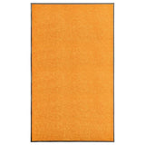 Vidaxl Doormat Washable 90x150 cm pomarańczowy