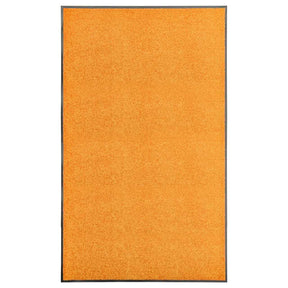 Vidaxl Doormat Washable 90x150 cm pomarańczowy
