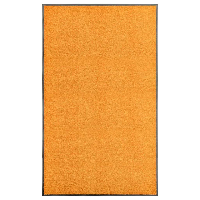 Vidaxl Doormat Washable 90x150 cm pomarańczowy