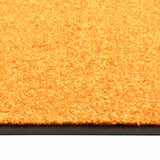 Vidaxl Doormat Washable 90x150 cm pomarańczowy