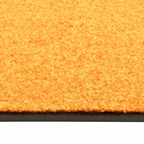 Vidaxl Doormat Washable 90x150 cm pomarańczowy