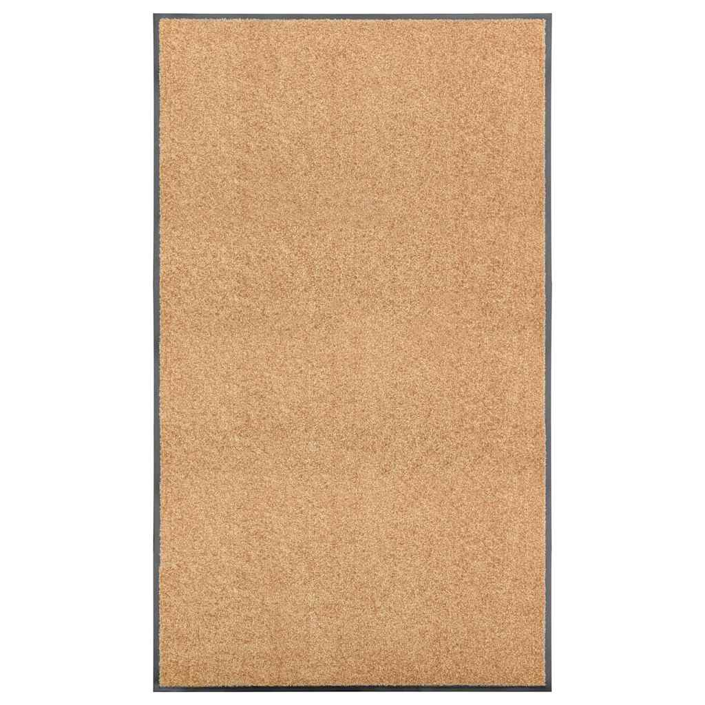 Vidaxl Doormat Walkable 90x150 cm krem