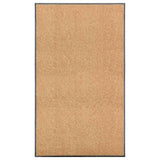 Vidaxl Doormat Walkable 90x150 cm krem