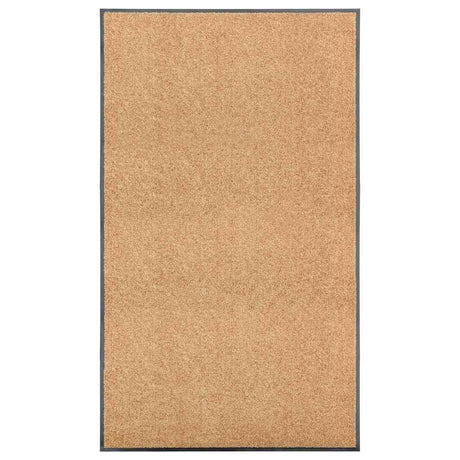 Vidaxl Doormat Walkable 90x150 cm krem