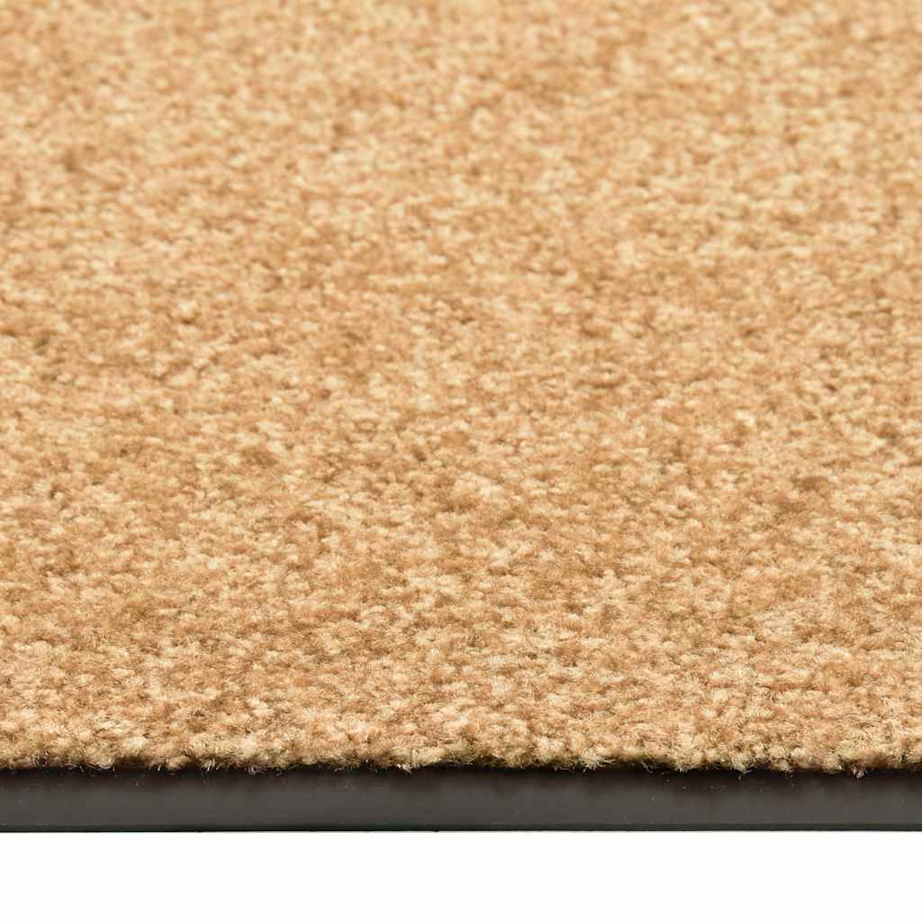 Vidaxl Doormat Walkable 90x150 cm krem