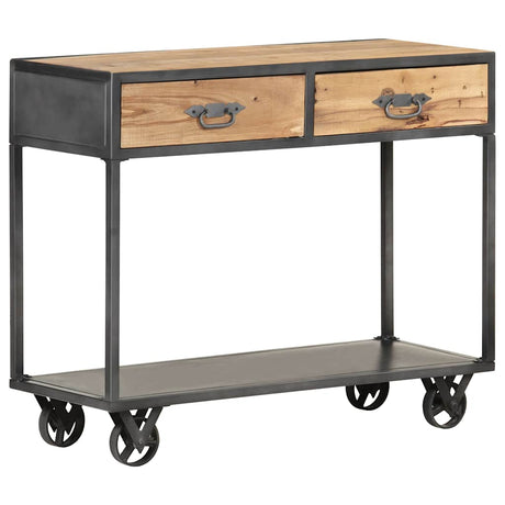 Vidaxl wandtafel 90x35x74 cm massief gerecycled hout