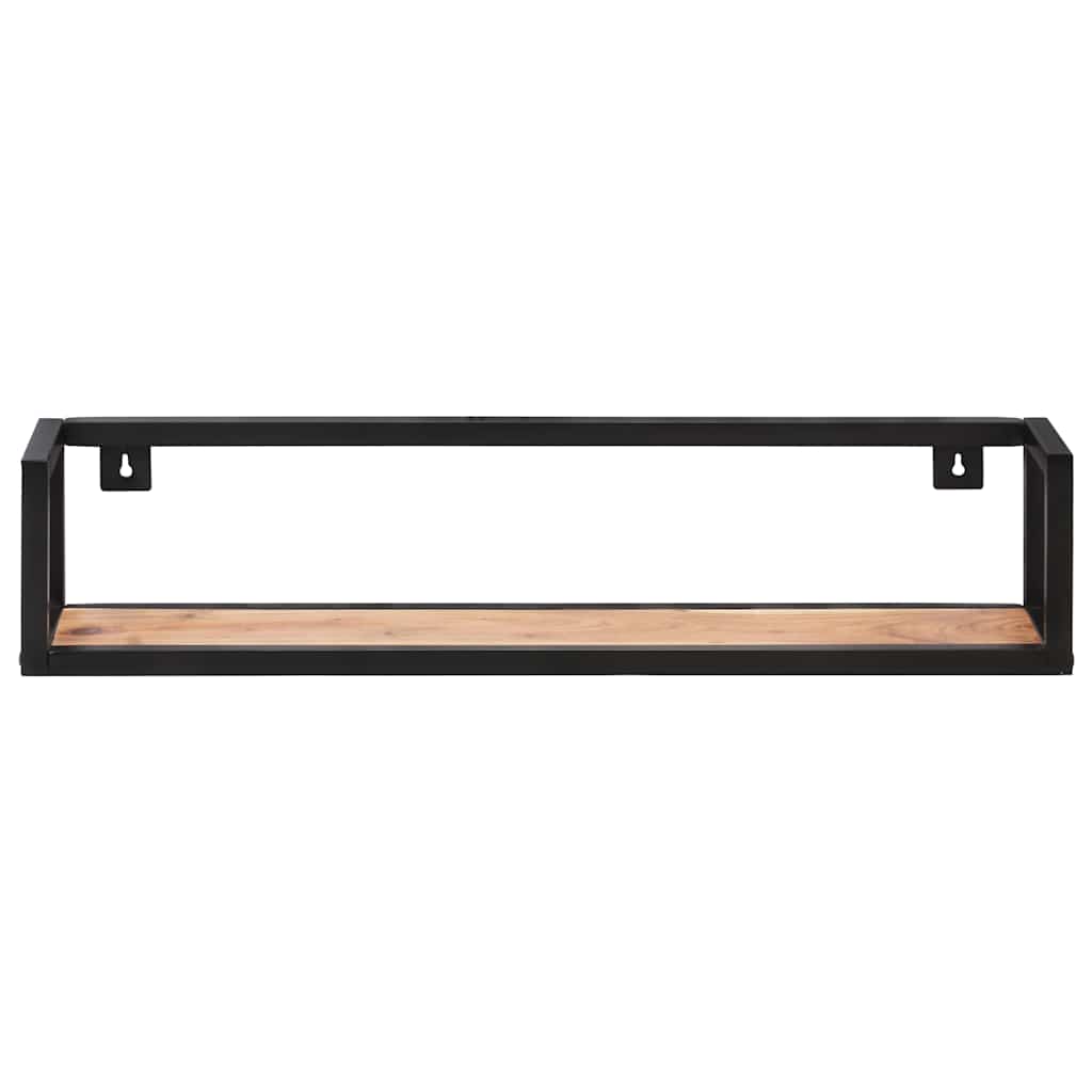 Vidaxl wandschappen 2 st 80 cm massief acaciahout