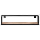 Vidaxl wandschappen 2 st 80 cm massief acaciahout