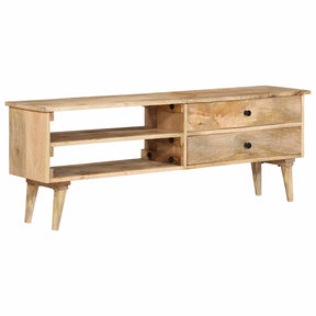 Vidaxl tv-meubel 140x30x50 cm massief mangohout