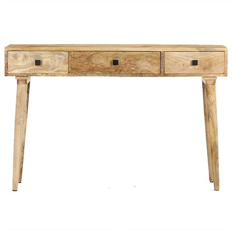 Vidaxl wandtafel 115x35x76 cm massief mangohout