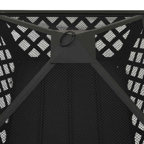 Kominek vidaxl ze stali pokerowej xxl 64 cm